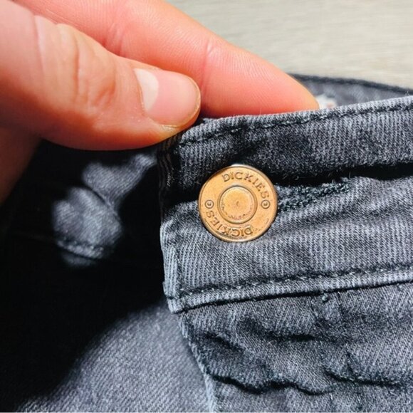 Dickies Vintage Bootcut Denim Jeans Women's Size 8 Black - Picture 4 of 7